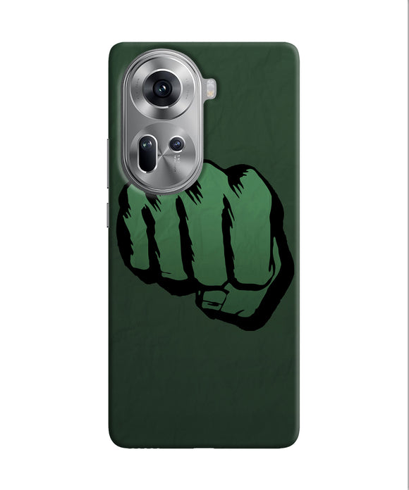 Hulk smash logo Oppo Reno11 Back Cover