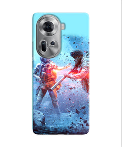 Pubg water fight Oppo Reno11 Back Cover