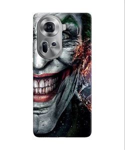 Joker half face Oppo Reno11 Back Cover