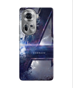 Avengers end game poster Oppo Reno11 Back Cover