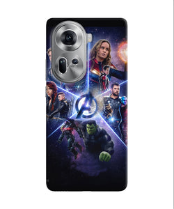 Avengers super hero poster Oppo Reno11 Back Cover