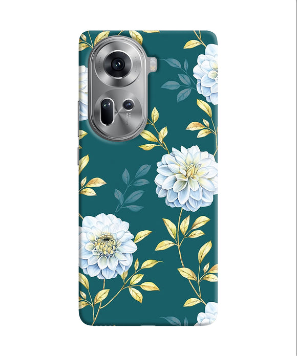 Flower canvas Oppo Reno11 Back Cover