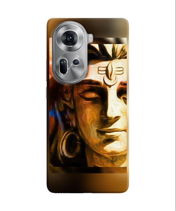 Shiva painting Oppo Reno11 Back Cover