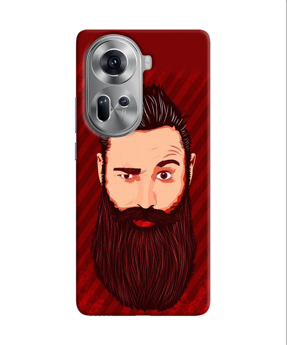 Beardo character Oppo Reno11 Back Cover