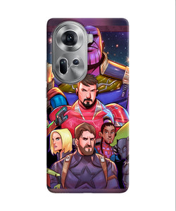 Avengers animate Oppo Reno11 Back Cover