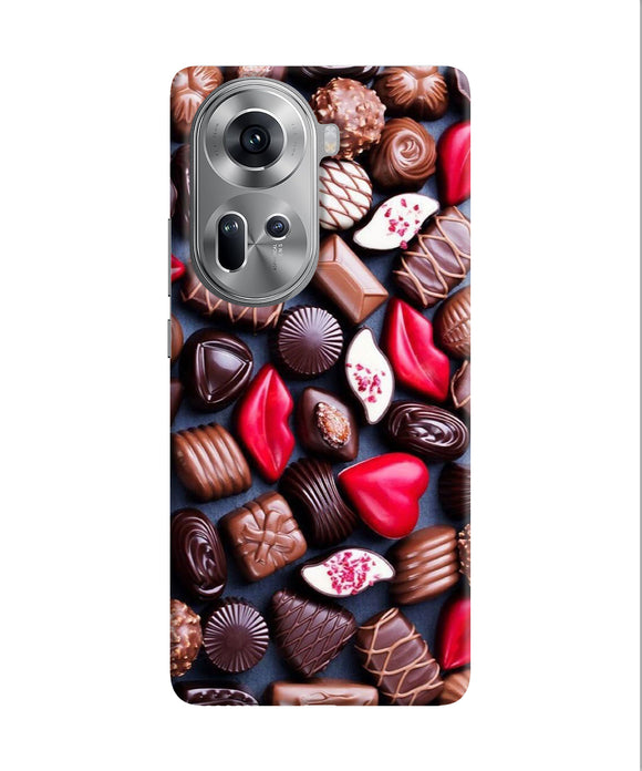 Valentine special chocolates Oppo Reno11 Back Cover