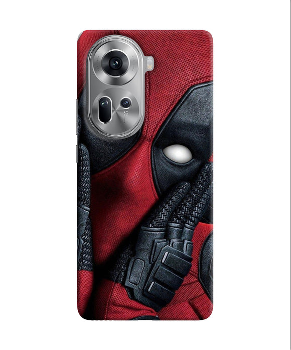 Thinking deadpool Oppo Reno11 Back Cover