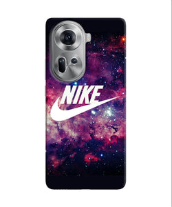 NIke galaxy logo Oppo Reno11 Back Cover