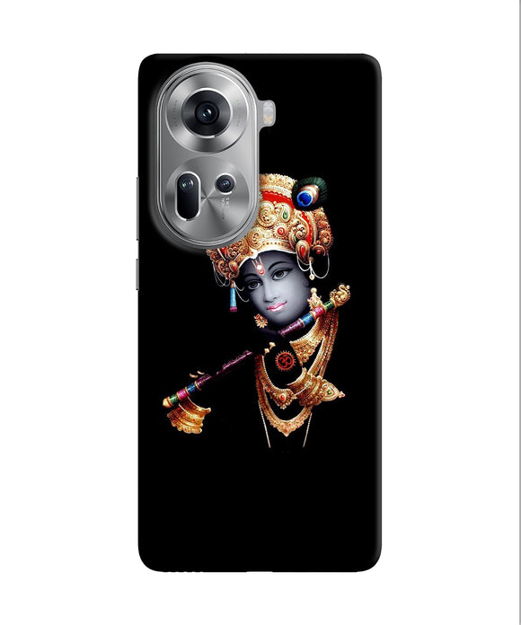 Lord krishna with fluet Oppo Reno11 Back Cover