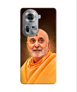 Pramukh swami painting Oppo Reno11 Back Cover