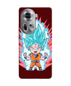Goku little character Oppo Reno11 Back Cover