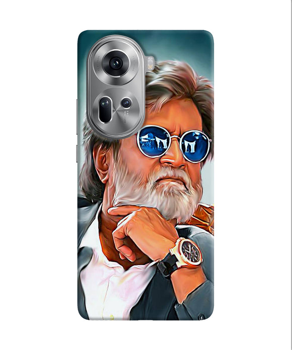 Rajnikant painting Oppo Reno11 Back Cover