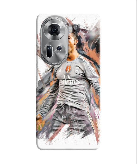 Ronaldo poster Oppo Reno11 Back Cover