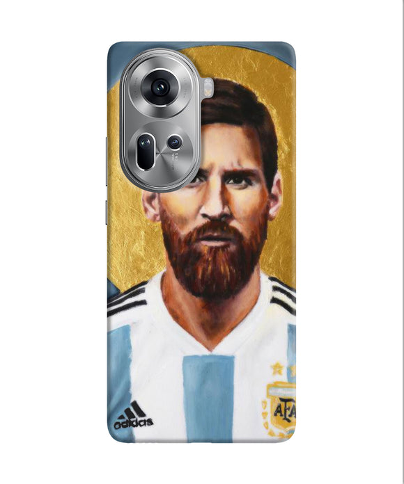 Messi face Oppo Reno11 Back Cover