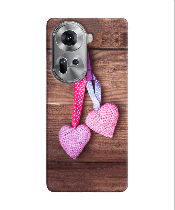 Two gift hearts Oppo Reno11 Back Cover