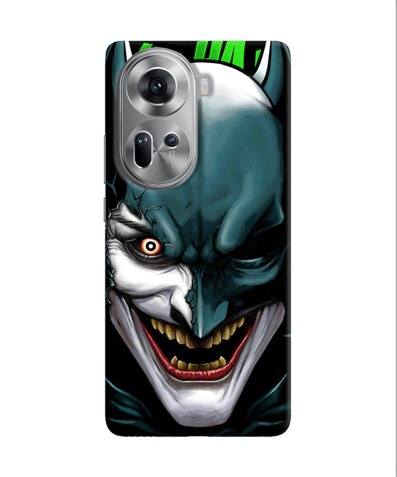 Batman joker smile Oppo Reno11 Back Cover