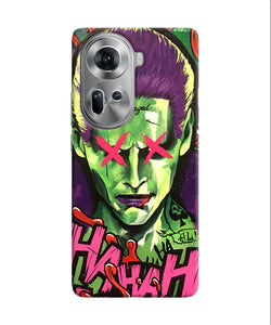 Damaged joker anim Oppo Reno11 Back Cover