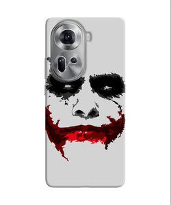 Joker dark knight red smile Oppo Reno11 Back Cover