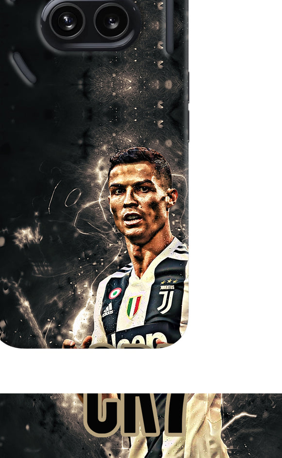 CR7 Dark Nothing Phone 2A Real 4D Back Cover