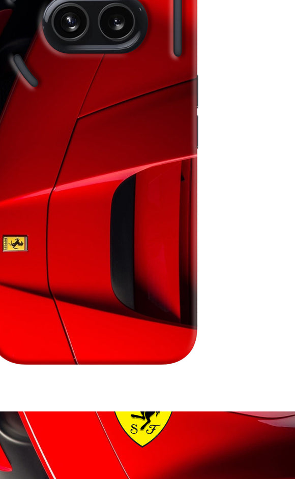 Ferrari Car Nothing Phone 2A Real 4D Back Cover