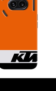 KTM Colorblock Nothing Phone 2A Real 4D Back Cover