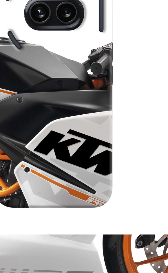 KTM Bike Nothing Phone 2A Real 4D Back Cover