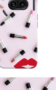 Lips Lipstick Shades Nothing Phone 2A Real 4D Back Cover