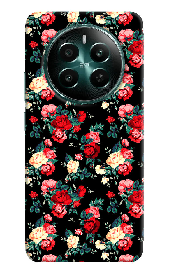 Rose Pattern Realme 12 5G Back Cover