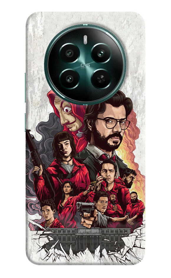 Money Heist Poster Realme 12 5G Back Cover