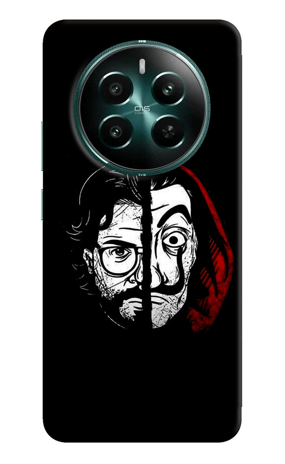 Money Heist Professor Mask Sketch Realme 12 5G Back Cover