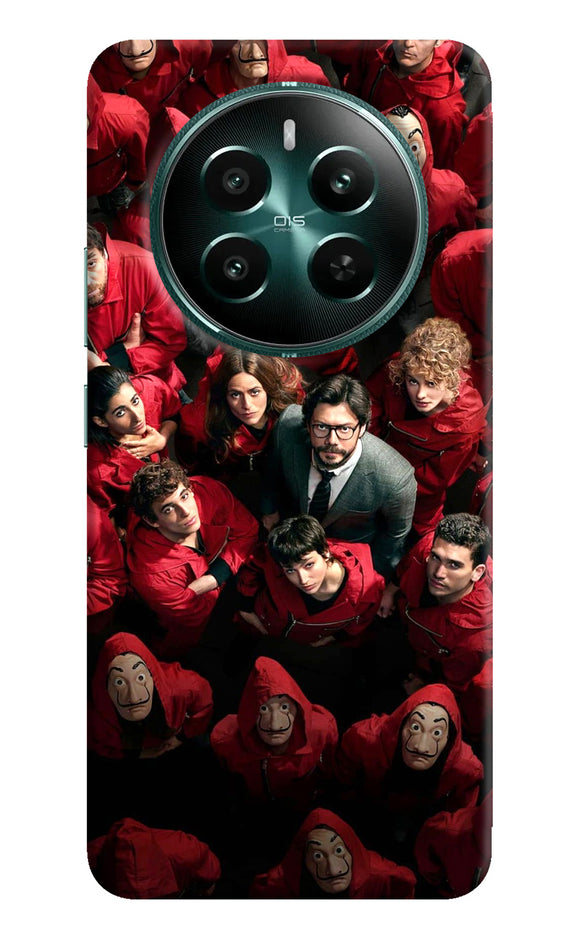 Money Heist Professor with Hostages Realme 12 5G Back Cover