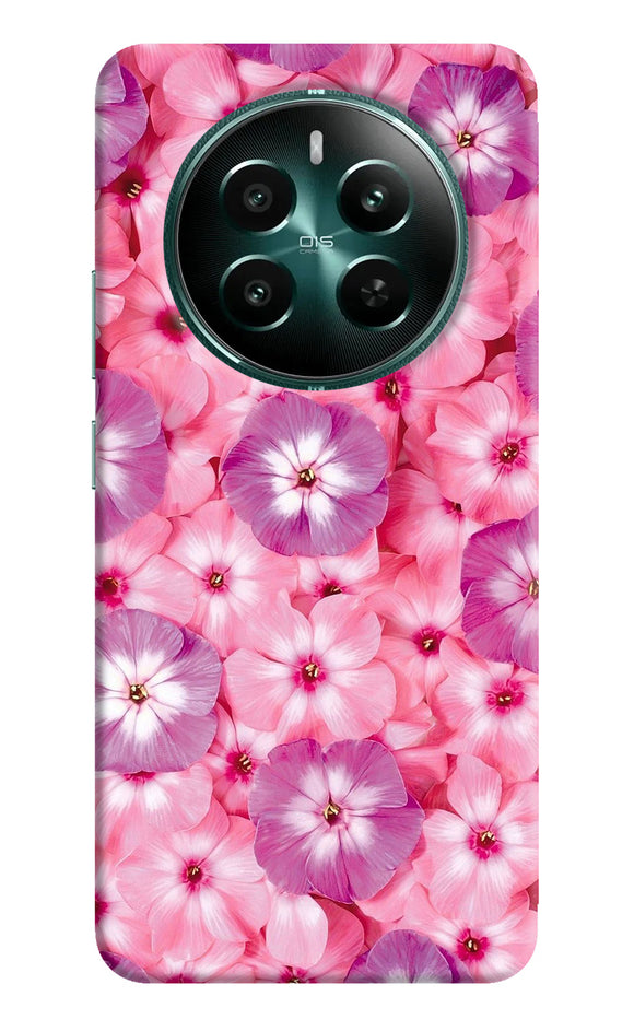 Natural pink flower Realme 12 5G Back Cover