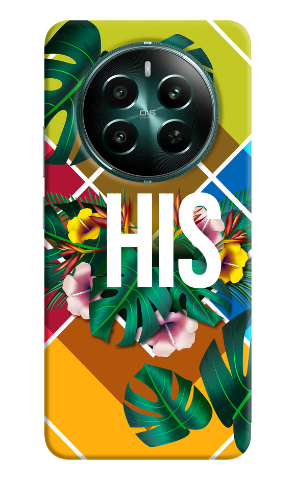 His her one Realme 12 5G Back Cover