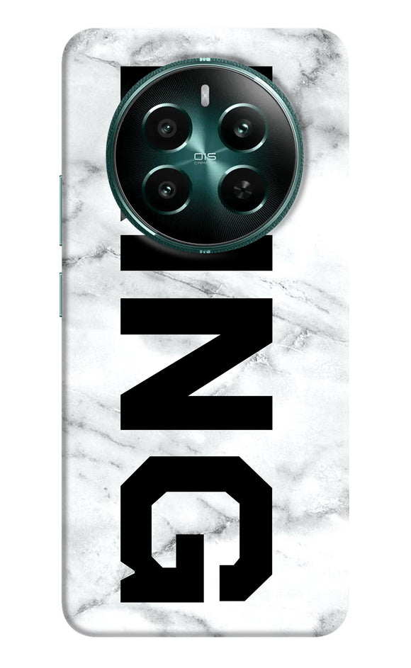 King marble text Realme 12 5G Back Cover