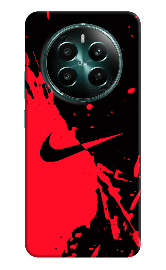 Nike red black poster Realme 12 5G Back Cover