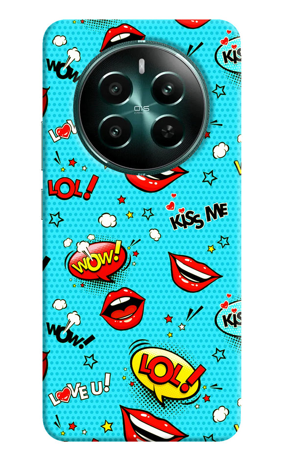Lol lips print Realme 12 5G Back Cover
