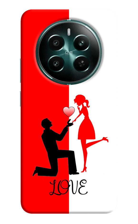 Love propose red and white Realme 12 5G Back Cover
