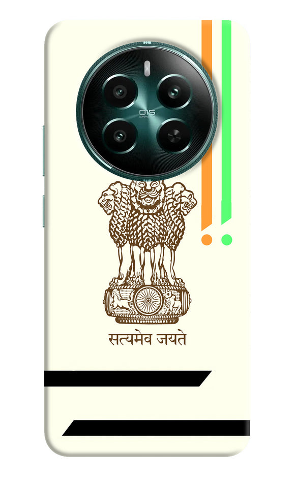 Satyamev jayate brown logo Realme 12 5G Back Cover