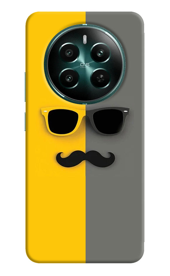 Mustache glass Realme 12 5G Back Cover