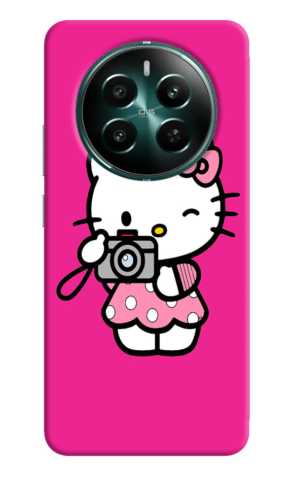 Hello kitty cam pink Realme 12 5G Back Cover