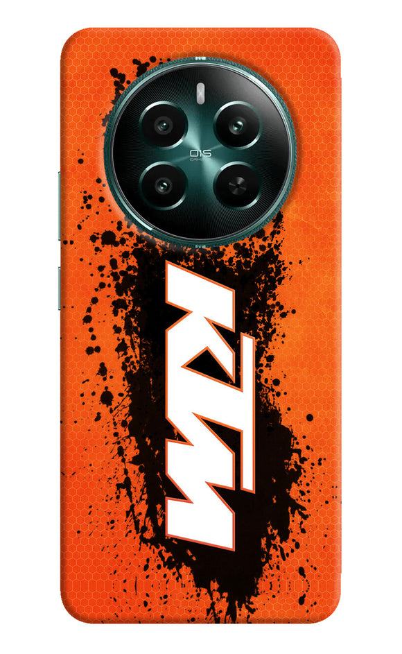 KTM black spray Realme 12 5G Back Cover