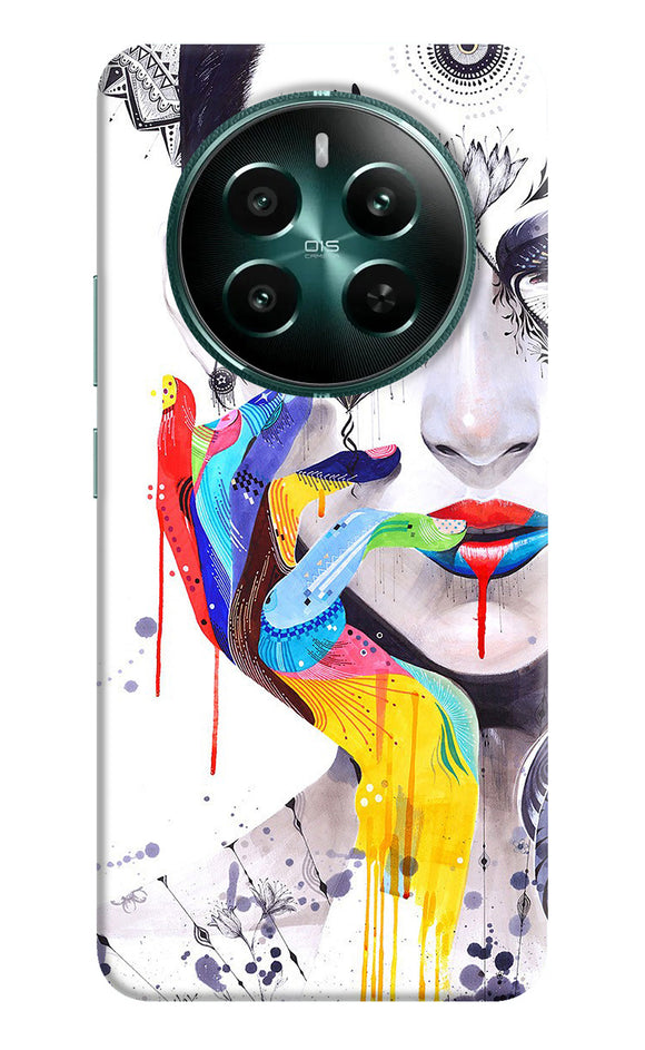 Girl color hand Realme 12 5G Back Cover