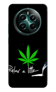 Weed Relax Quote Realme P1 5G Real 4D Back Cover