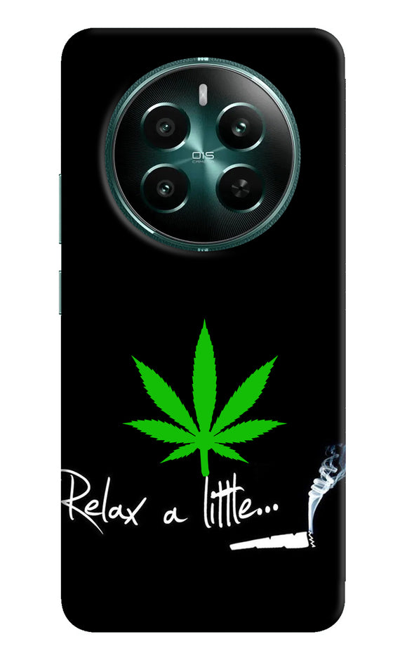 Weed Relax Quote Realme P1 5G Real 4D Back Cover