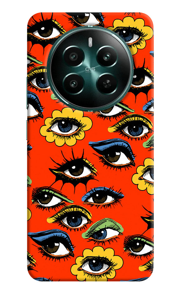 Abstract eyes pattern Realme P1 5G Back Cover