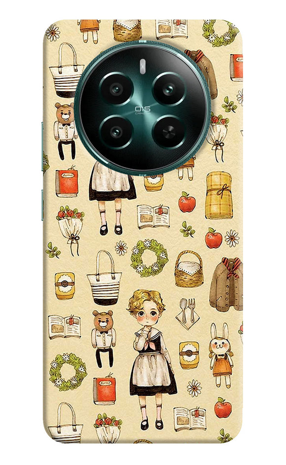 Canvas girl print Realme P1 5G Back Cover
