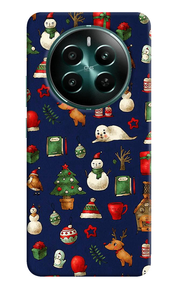 Canvas christmas print Realme P1 5G Back Cover