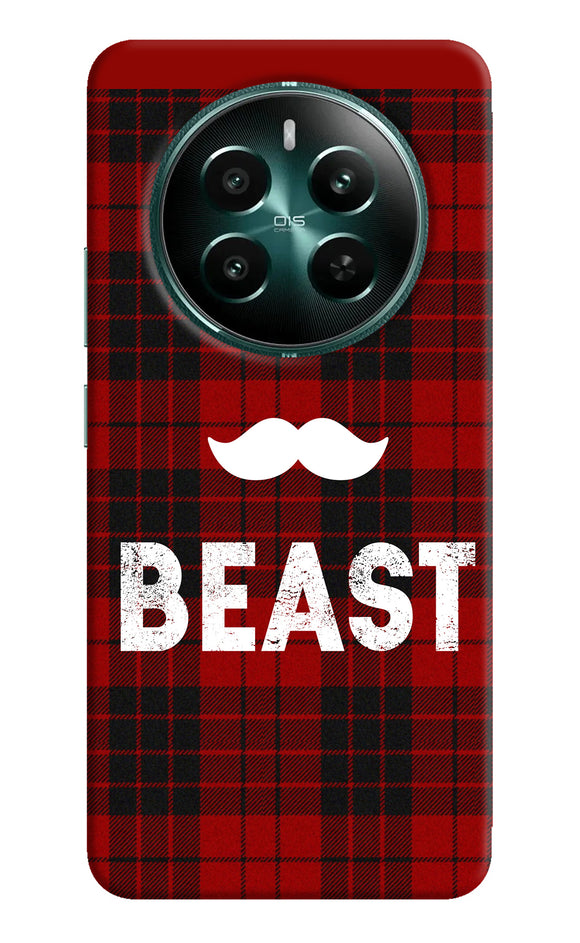 Beast red square Realme P1 5G Back Cover
