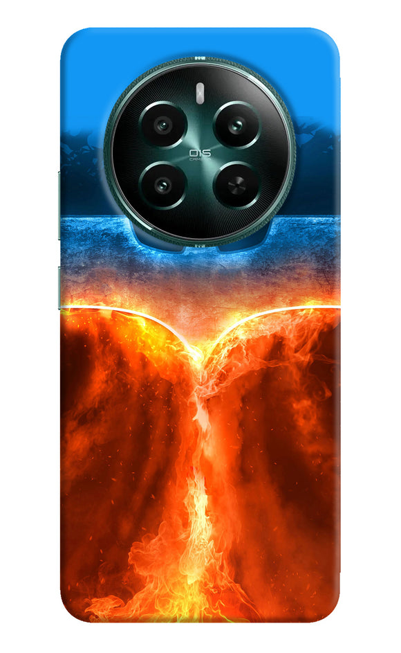 Burning batman logo Realme P1 5G Back Cover