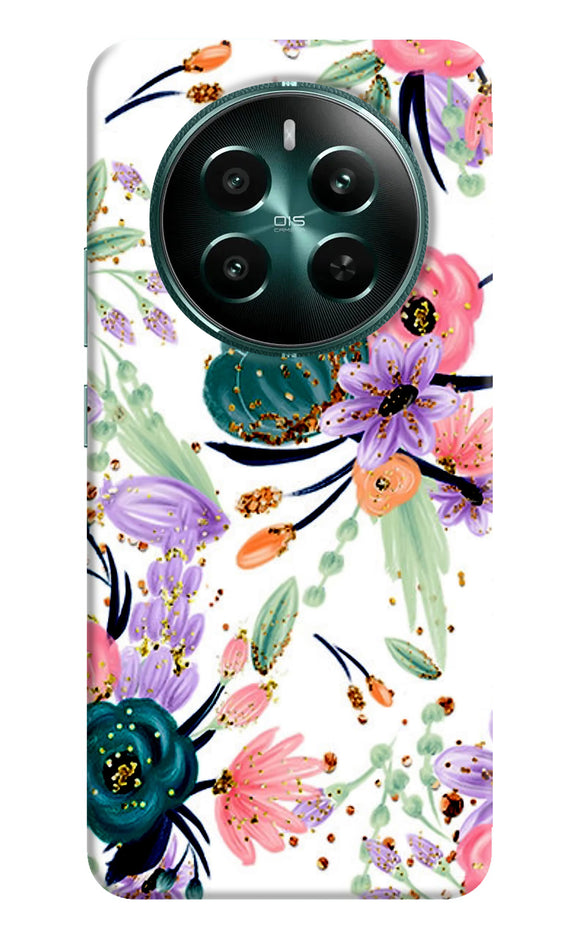 Abstract flowers print Realme P1 5G Back Cover
